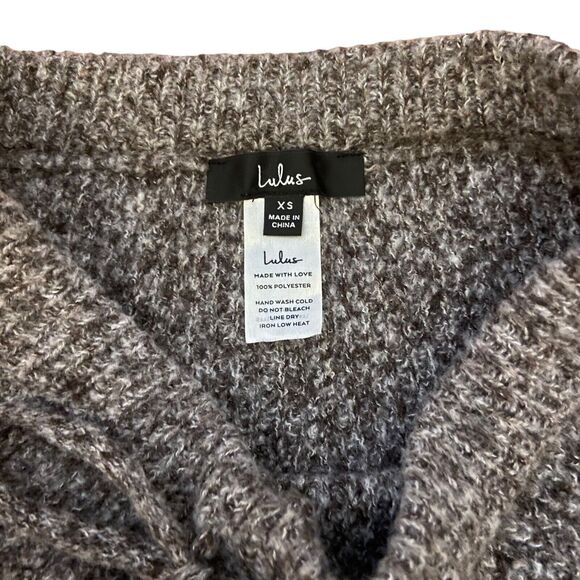 LULUS Knitted Pants Women's Size XS (also fits S) Brown Drawstring Waist Stretch - Picture 6 of 10